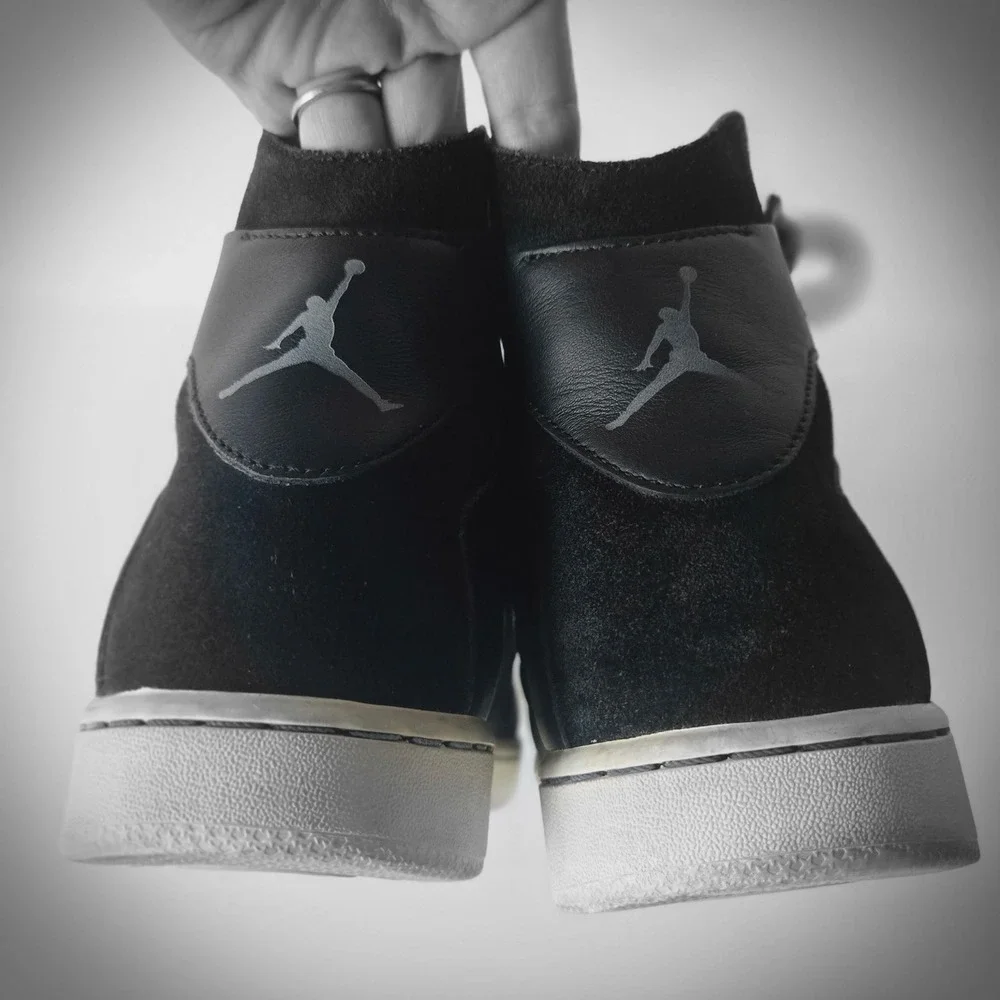 Jordan Westbrook 0.2 Black Leather Suede High Top Sneakers 854563-002 Mens
